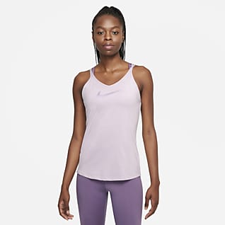 Nike Dri-FIT One Strappy Camiseta de tirantes de ajuste slim para mujer