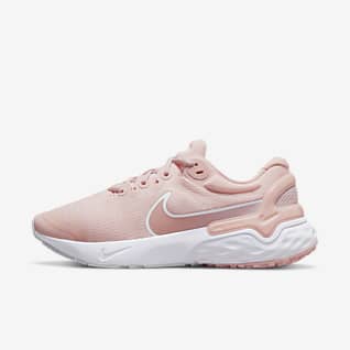 nike running shoes light pink