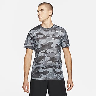 Nike Dri-FIT Trainingsshirt met camouflageprint voor heren