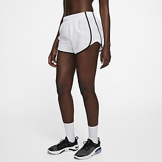 nike womens shorts black and white