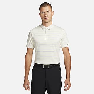 Nike Dri-FIT Player Stripet golfpoloskjorte til herre