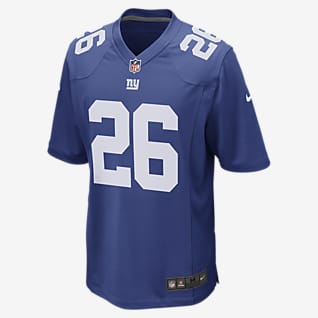 NFL New York Giants (Saquon Barkley) Camisola de jogo de futebol americano para homem