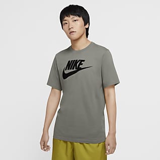 grey and lime green nike shirt 