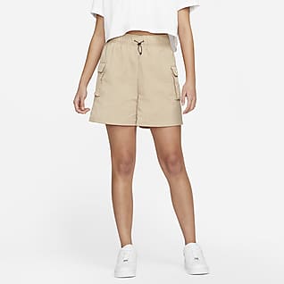 Nike Sportswear Essential Szőtt, magas derekú női rövidnadrág