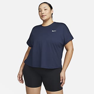 NikeCourt Dri-FIT Victory Dámské tenisové tričko s krátkým rukávem (větší velikost)