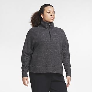 women's nike therma graphic fleece training top