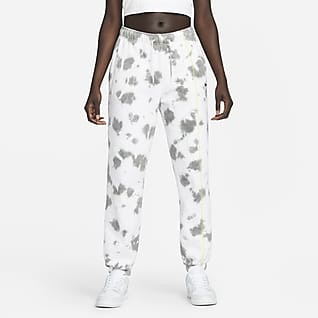 Nike Sportswear Pants tie-dye de tejido Fleece para mujer