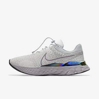 Nike React Infinity Run Flyknit 3 By You รองเท้าวิ่งโร้ดรันนิ่งผู้ชายออกแบบเอง