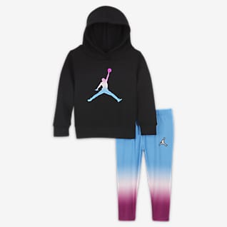 Jordan Conjunto de hoodie e leggings para bebé (12-24 meses)