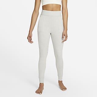 Nike Yoga Pantalones de tejido Fleece 7/8 para mujer