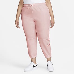 Nike Sportswear Swoosh Joggingbyxor med hög midja för kvinnor (Plus Size)