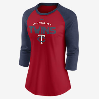 Nike Modern Baseball Arch (MLB Minnesota Twins) Women's 3/4-Sleeve T-Shirt