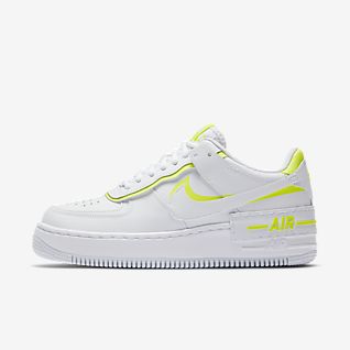 neon nike air force 1s