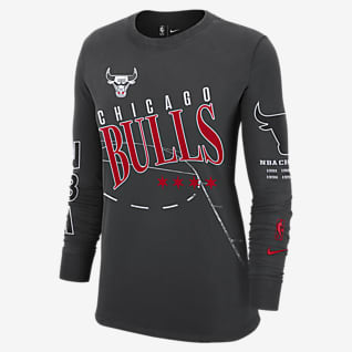 Chicago Bulls Courtside City Edition Women's Nike NBA Long-Sleeve T-Shirt