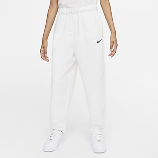 Nike Sportswear Collection Essentials Γυναικείο φλις παντελόνι με στρογγυλεμένη γραμμή
