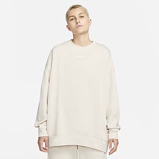 Nike Sportswear Collection Essentials Extra oversized fleeceshirt met ronde hals voor dames