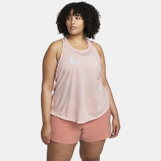 Nike Swoosh Run Camisola de running sem mangas para mulher (tamanhos grandes)