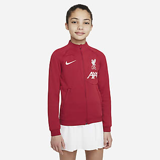 Liverpool FC Academy Pro Fotbalová bunda Nike pro větší děti