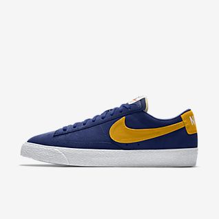 nike yellow suede trainers