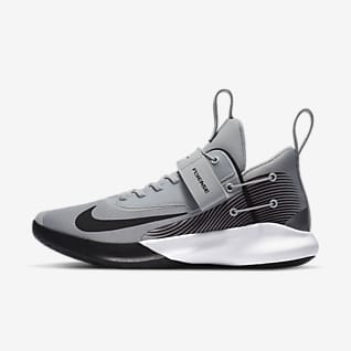 black and white nike shoes with strap