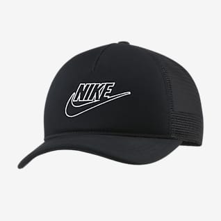 black nike visor hat