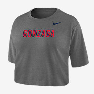 Nike College Dri-FIT (Gonzaga) Women's Crop T-Shirt
