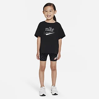 Nike Sportswear Toddler T-Shirt and Bike Shorts Set