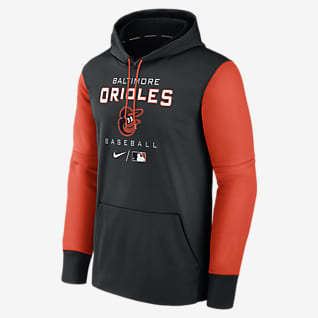 Nike Therma Team (MLB Baltimore Orioles) Men's Pullover Hoodie