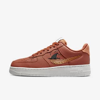 Nike Air Force 1 '07 en blanco y naranja | AW LAB