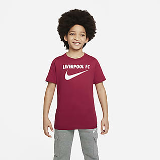 Liverpool FC Swoosh Fotbalové tričko pro větší děti