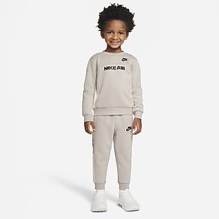 Nike Sportswear Conjunto de sudadera de cuello redondo y pantalones infantil