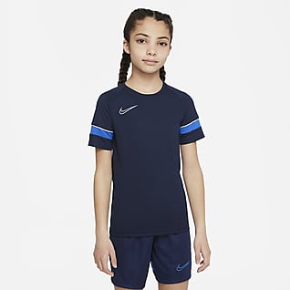 Nike Dri-FIT Academy เสื้อฟุตบอลแขนสั้นเด็กโต