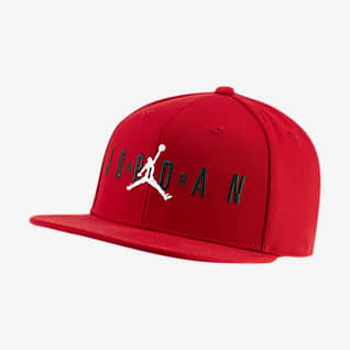red and white jordan hat