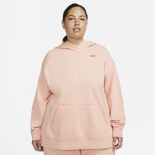 Nike Sportswear Swoosh Sudadera con capucha (Talla grande) - Mujer