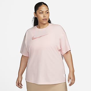 Nike Sportswear Swoosh Camisola de manga curta para mulher (tamanhos grandes)