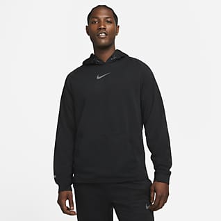 Nike Pro Hoodie pullover de treino de lã cardada para homem