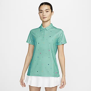 Nike Dri-FIT Victory Golf-Poloshirt mit Print für Damen