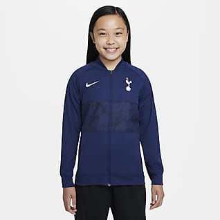 Tottenham Hotspur Футбольная куртка с молнией во всю длину для школьников