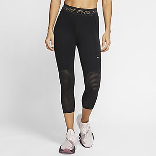 mallas nike pro mujer gris