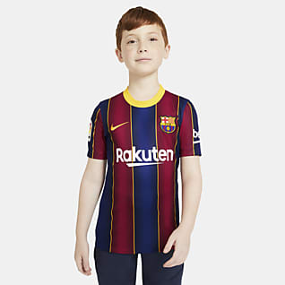 FC Barcelona de local Stadium 2020/21 Camiseta de fútbol para niños talla grande
