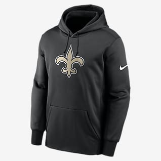 Nike Therma Prime Logo (NFL New Orleans Saints) Men’s Pullover Hoodie