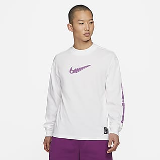 Purple nike long sleeve shirt clearance