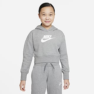 Nike Sportswear Club Sweat à capuche court en molleton pour Fille plus âgée