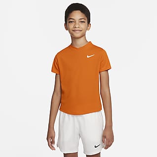 NikeCourt Dri-FIT Victory Big Kids' (Boys') Short-Sleeve Tennis Top