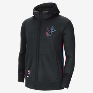 miami heat nike showtime city edition thermaflex hoodie