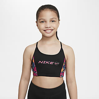 Nike Indy Icon Clash Older Kids' (Girls') Sports Bra