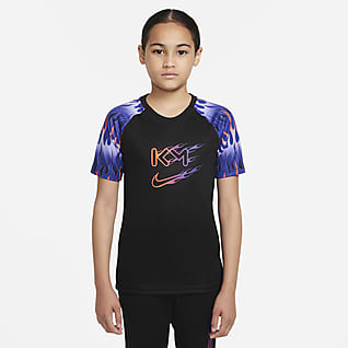 Nike Dri-FIT Kylian Mbappé Ποδοσφαιρική μπλούζα για μεγάλα παιδιά