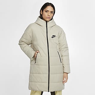 abrigo nike mujer blanco
