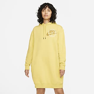 Nike Sportswear Robe à capuche en tissu Fleece pour Femme