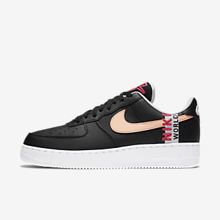 red black air force 1 shoes